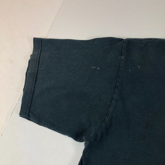 2002 Blink 182 Pop Disaster Tour Shirt Medium Black Faded Thrashed Photo Tee - Picture 9 of 16